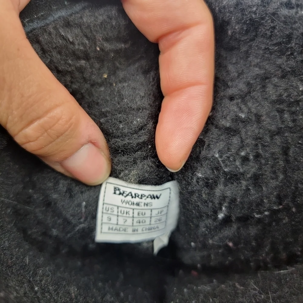 Bearpaw Genuine suede sheepskin‎ wool blend lining
